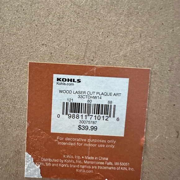 NWT Fall Wooden Pumpkin Sign - Picture 6 of 6